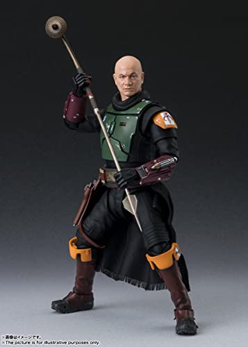 S.H. Figuarts Boba Fett (Star Wars: The Book of Boba Fett) Approx. 6.1 inches (155 mm), AVS, PVC & Fabric, Pre-Painted Action Figure