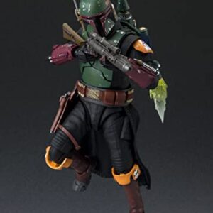 S.H. Figuarts Boba Fett (Star Wars: The Book of Boba Fett) Approx. 6.1 inches (155 mm), AVS, PVC & Fabric, Pre-Painted Action Figure