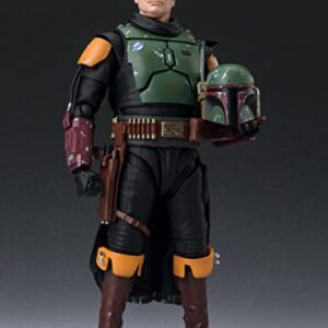 S.H. Figuarts Boba Fett (Star Wars: The Book of Boba Fett) Approx. 6.1 inches (155 mm), AVS, PVC & Fabric, Pre-Painted Action Figure