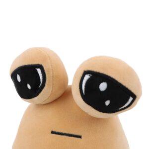 Eyomii Generic 22cm Stuffed Animal Hot Game,Alien Pou Plush Toy, Emotion Alien Plushie Stuffed Animal Pou Doll,Children's Day Gift, 8.6 inches KDHG1602 One Color