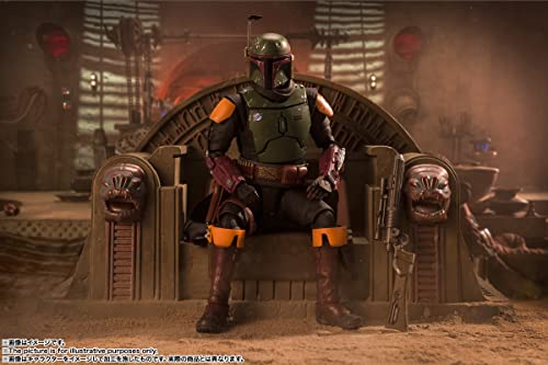 S.H. Figuarts Boba Fett (Star Wars: The Book of Boba Fett) Approx. 6.1 inches (155 mm), AVS, PVC & Fabric, Pre-Painted Action Figure