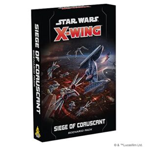 Star Wars X-Wing 2nd Edition Miniatures Game Seige of Coruscant BATTLE PACK - Strategy Game for Adults and Kids, Ages 14+, 2 Players, 45 Minute Playtime, Made by Atomic Mass Games