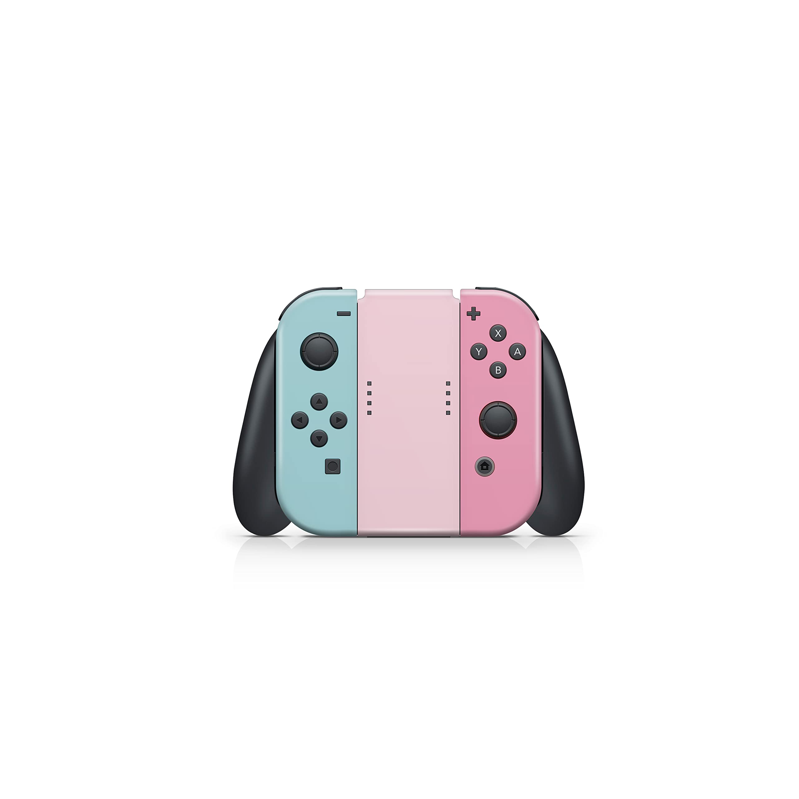 Tacky Design Pastel Pink Classic Skin Compatible with Nintendo Switch Skin Wrap Cover, Colorwave Blocking Skin for Nintendo Switch Stickers, Premium Vinyl 3M Full Wrap Decal.