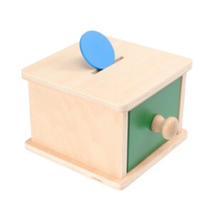 Toddmomy Baby Coin Box Toy Infant Coin Box Montessori Toys Early Learning Educational Toy for Toddler Baby Kids