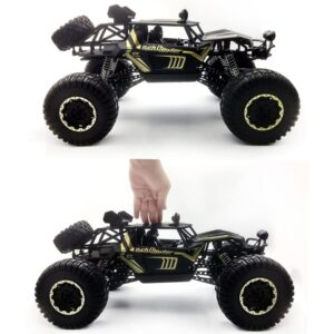 Adepe 1/8 Remote Control Car 4WD Off Road Rock Crawler rc Cars 2.4Ghz Electric Vehicle Climbing Truck Toy Gifts for 6-12years Old Kids 50cm Large