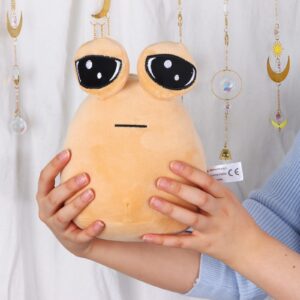 Eyomii Generic 22cm Stuffed Animal Hot Game,Alien Pou Plush Toy, Emotion Alien Plushie Stuffed Animal Pou Doll,Children's Day Gift, 8.6 inches KDHG1602 One Color