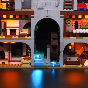 BRIKSMAX Led Lighting Kit for LEGO-10305 Lion Knights' Castle - Compatible with Lego Icons Building Blocks Model- Not Include The Lego Set