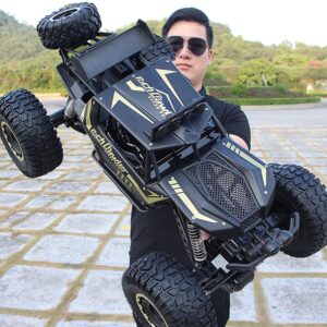 adepe 1/8 remote control car 4wd off road rock crawler rc cars 2.4ghz electric vehicle climbing truck toy gifts for 6-12years old kids 50cm large