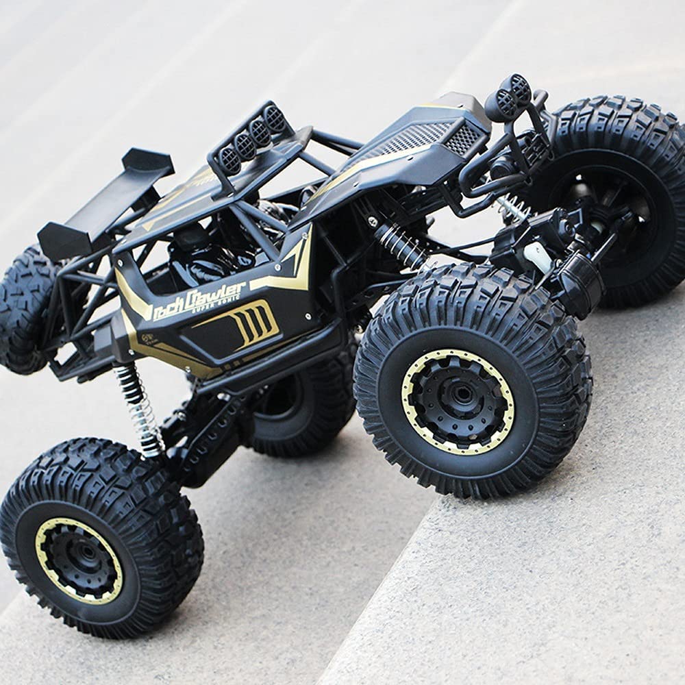 Adepe 1/8 Remote Control Car 4WD Off Road Rock Crawler rc Cars 2.4Ghz Electric Vehicle Climbing Truck Toy Gifts for 6-12years Old Kids 50cm Large