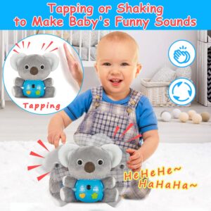 3 in 1 Koala Plush Baby Musical Toy Star Projector Light Up Baby Toys 0 3 6 8 9 12 18 Month Newborn Infant Toy 0-6 Stuffed Animal for Girl Boy Sensory Developmental Toddler 1 2 Year Old