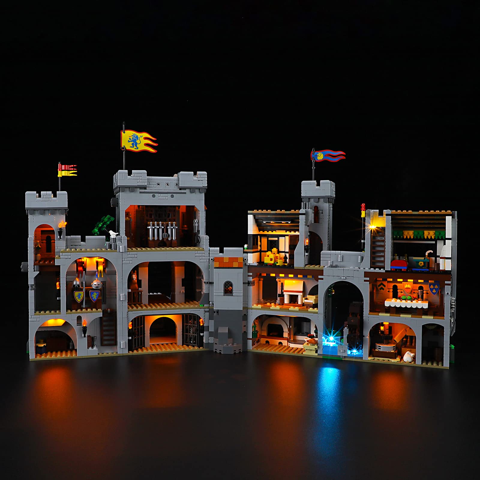 BRIKSMAX Led Lighting Kit for LEGO-10305 Lion Knights' Castle - Compatible with Lego Icons Building Blocks Model- Not Include The Lego Set