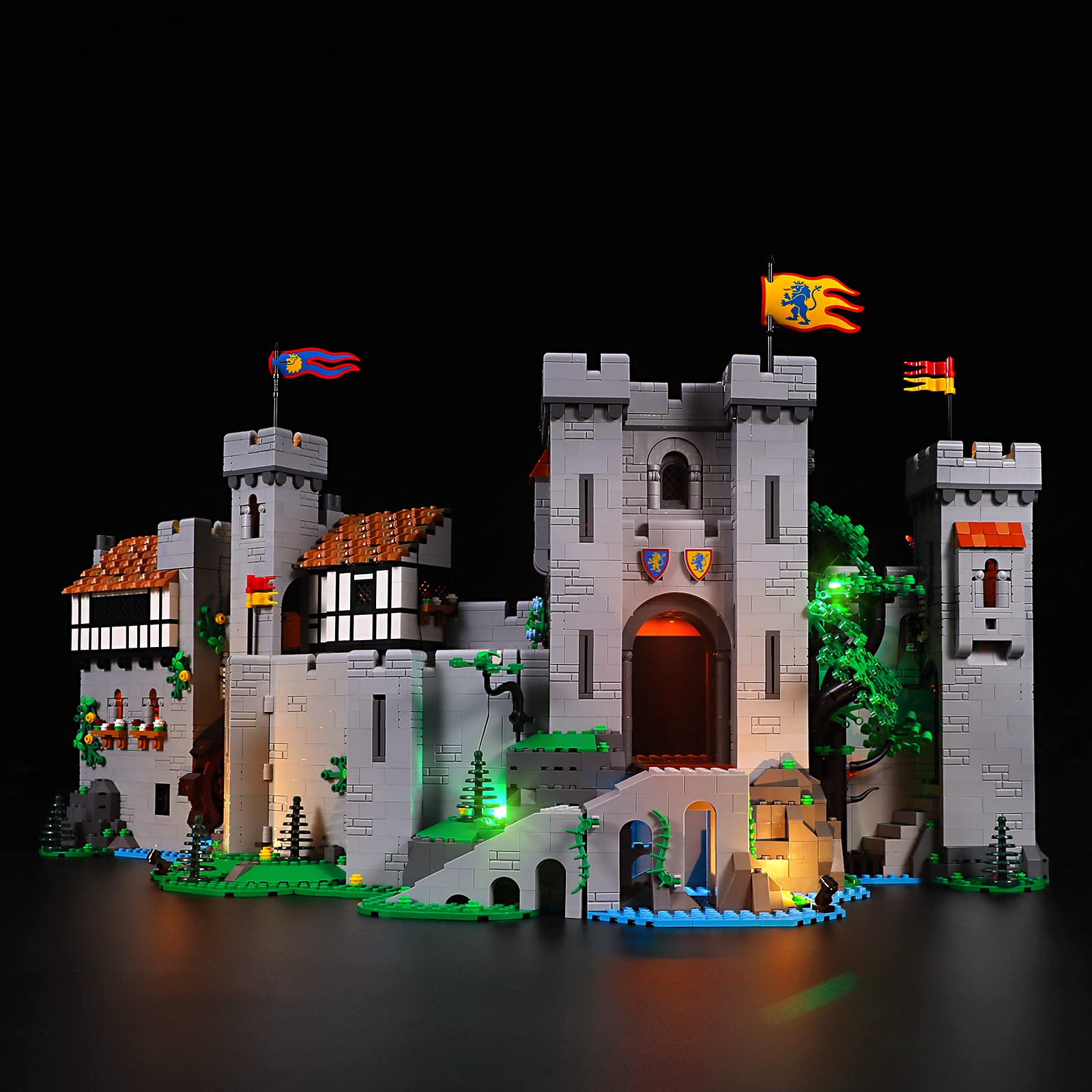 BRIKSMAX Led Lighting Kit for LEGO-10305 Lion Knights' Castle - Compatible with Lego Icons Building Blocks Model- Not Include The Lego Set