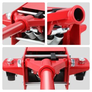 DNA MOTORING TOOLS-00235 Low Profile Hydraulic Trolley Service/Floor Jack, 3 Ton (6000 lbs) Capacity, Lifting Range 3"-20"