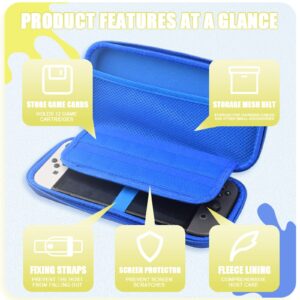 Switch Case Compatible with Nintendo Switch,Switch Case Cover with Screen Protector,Playstand, Thumb Grip Caps for Nintendo Switch (Nintendo Switch)