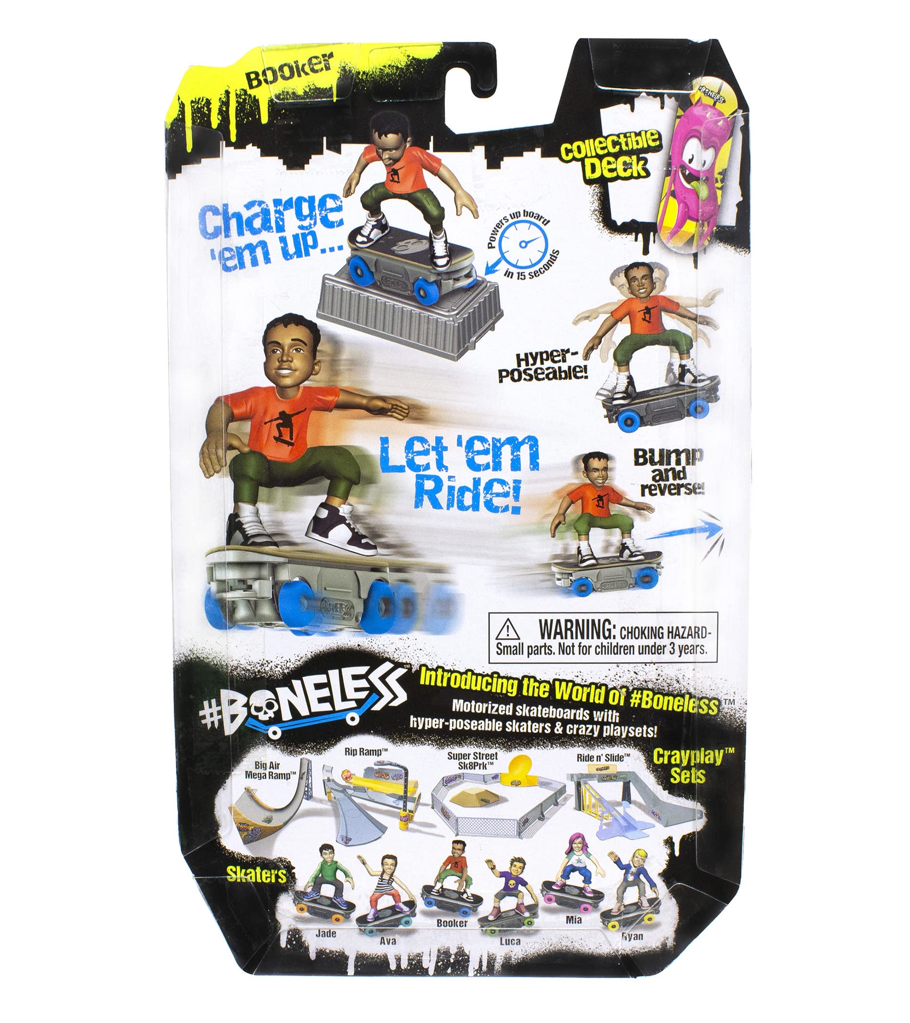 NSI #Boneless Super-Charged Skateboards - Booker, Small (66913)