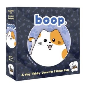 Smirk & Dagger BOOP: Adorable 2 Player Strategy Board Game, with 32 Cat and Kitten Pieces, Makes a Great Gift for Couples, Family, Adults and Kids Ages 10 and Up