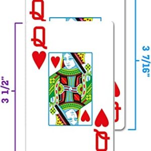 Copag 1546 Neoteric Design 100% Plastic Playing Cards, Bridge Size (Narrow) Regular Index Yellow/Pink/Blue Double Deck Set