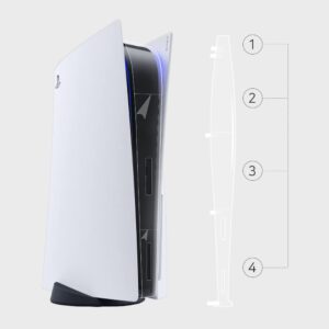 GAMMAC P5 Console Protector, Complete Protector of The Console Glossy Surface, Perfect Size for The Console