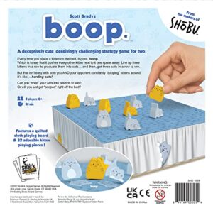 Smirk & Dagger BOOP: Adorable 2 Player Strategy Board Game, with 32 Cat and Kitten Pieces, Makes a Great Gift for Couples, Family, Adults and Kids Ages 10 and Up