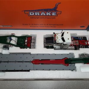 Drake for Kenworth T909 Prime Mover with 4x8 Swingwing Trailer - Membreys Limited Edition 1/50 DIECAST Truck Pre-Built Model