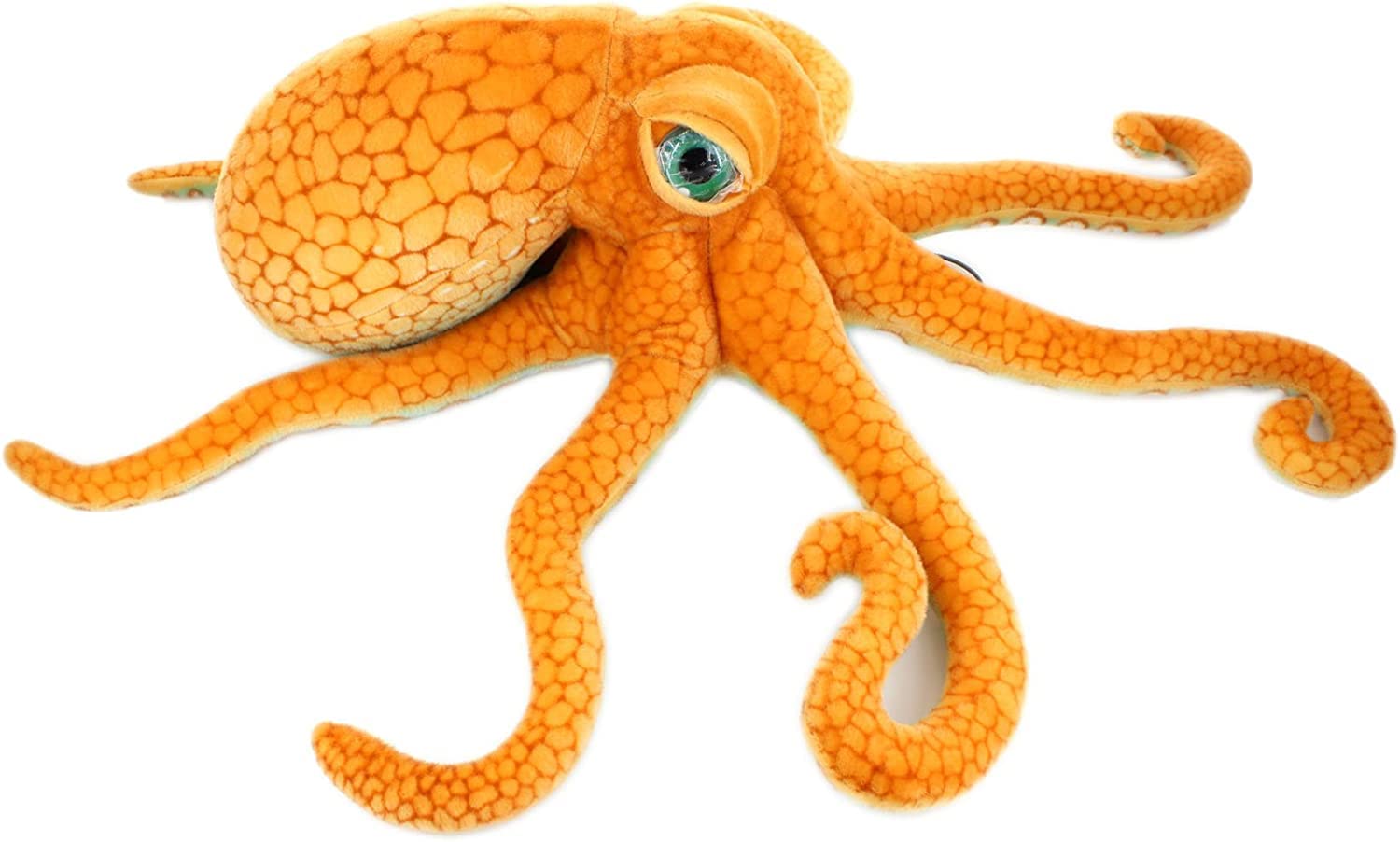 YUZHINUO New Giant Funny Simulation Octopus Stuffed Toy Lifelike Sea Animal Room Car Decor Dolls Plush Toys Children Boy Xmas Gift (21.5 inch)