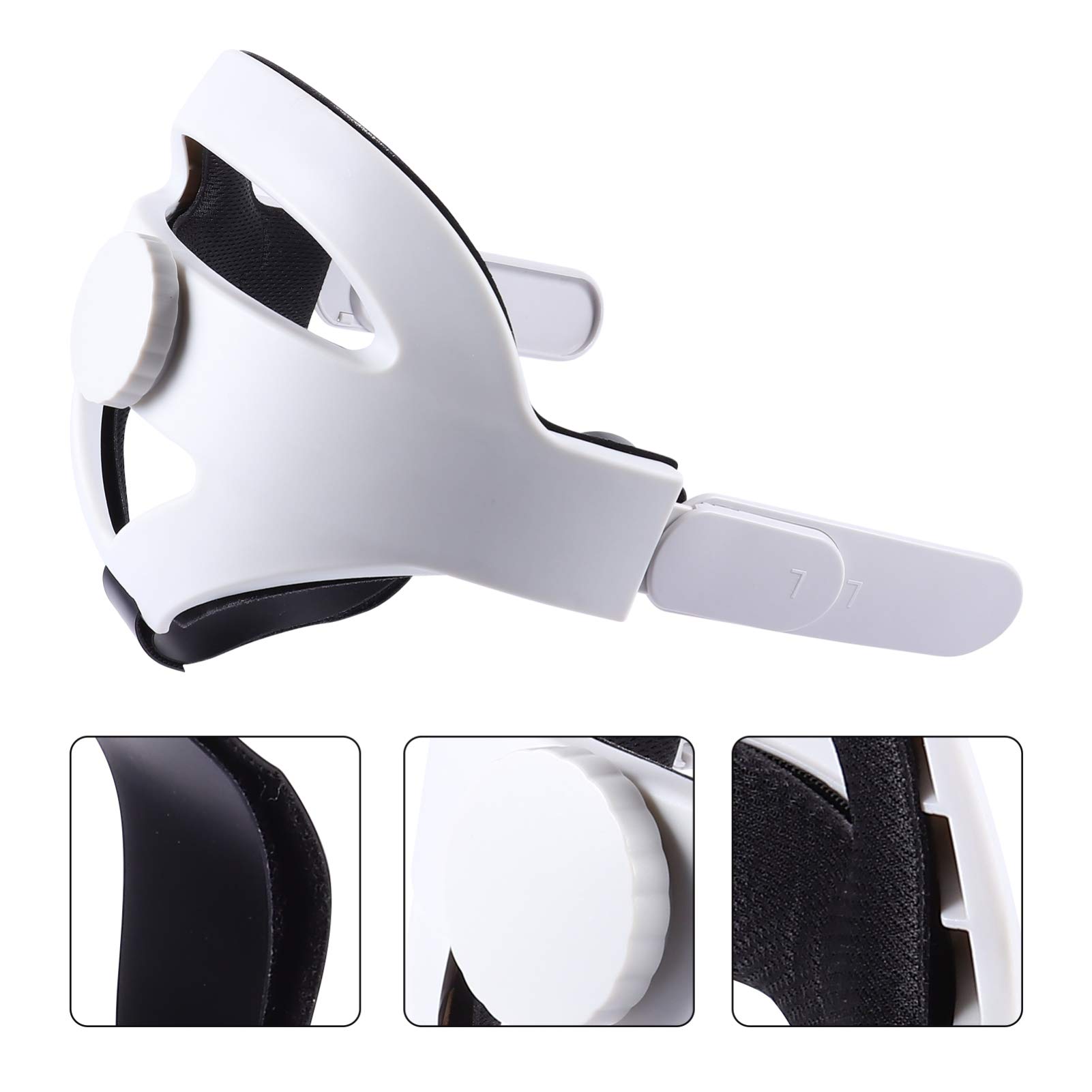 2pcs Headband Non-Slip Strap Reduce Pressure Strap Strap Strap for Vr Headset Adjustable Comfortable Strap Cushion Vr Headset Accessories