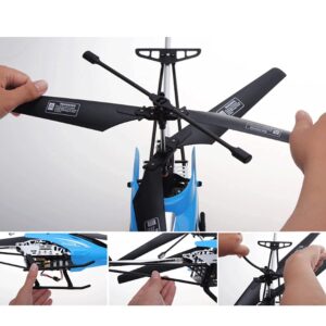 72cm Large Remote Control Helicopter with Camera Alloy Fall Resistant RC Airplane 2.4Ghz Electric Rc Aircraft for Beginners Kids Adults Toy Gifts RTF