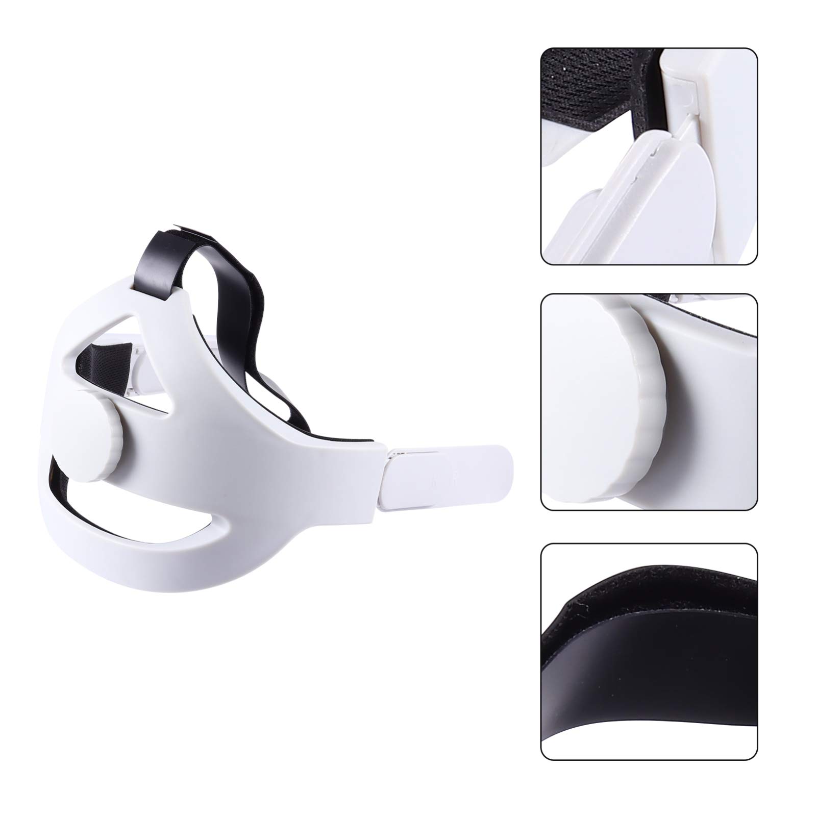 2pcs Headband Non-Slip Strap Reduce Pressure Strap Strap Strap for Vr Headset Adjustable Comfortable Strap Cushion Vr Headset Accessories