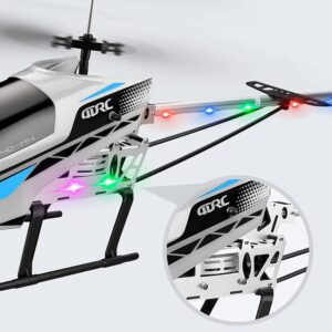 72cm Large Remote Control Helicopter with Camera Alloy Fall Resistant RC Airplane 2.4Ghz Electric Rc Aircraft for Beginners Kids Adults Toy Gifts RTF