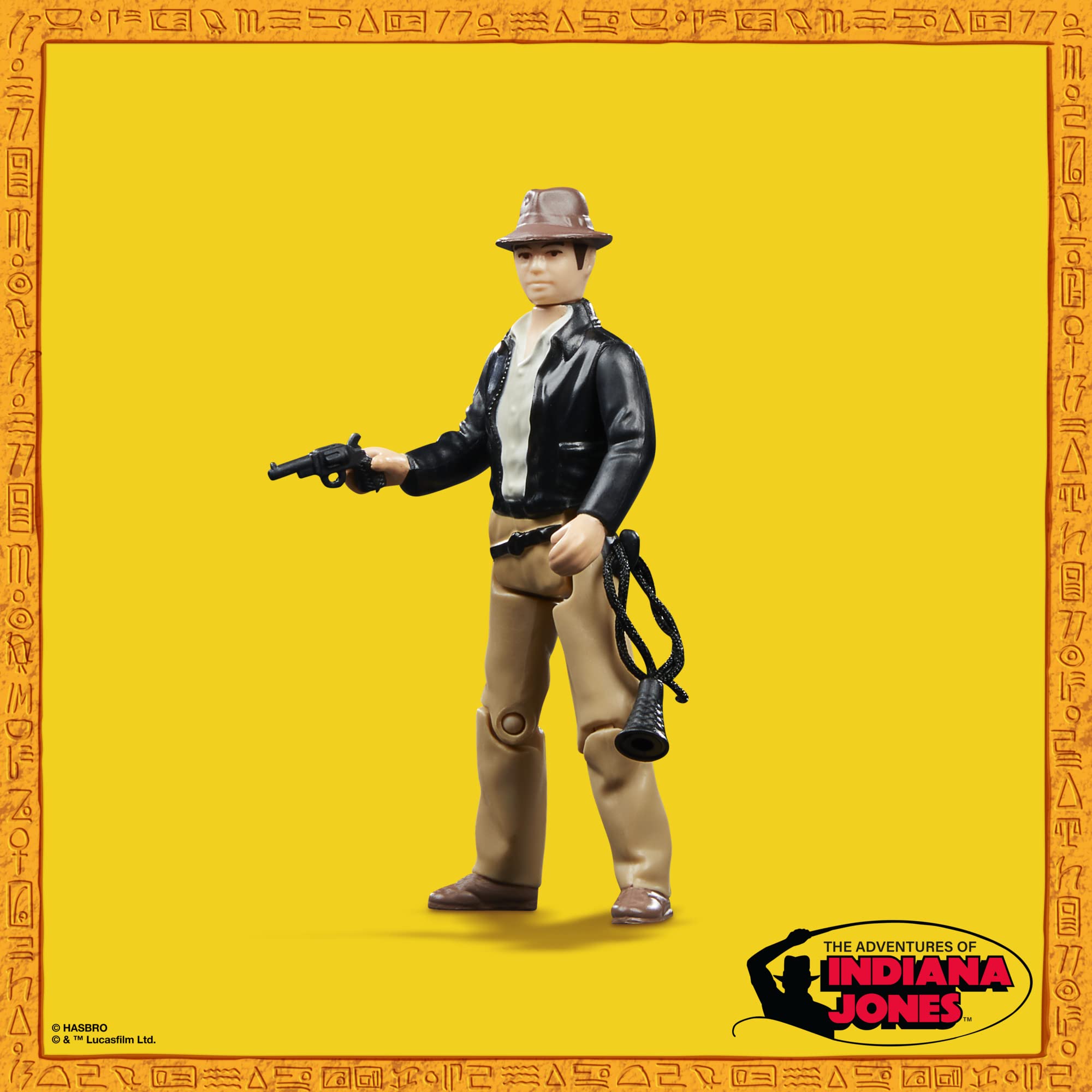 Indiana Jones and The Raiders of The Lost Ark Retro Collection Toy, 3.75-inch Action Figures for Kids Ages 4 and Up