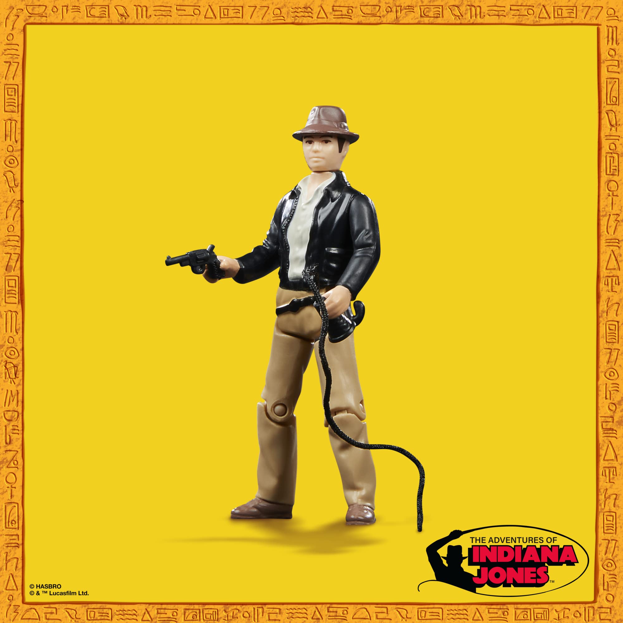 Indiana Jones and The Raiders of The Lost Ark Retro Collection Toy, 3.75-inch Action Figures for Kids Ages 4 and Up