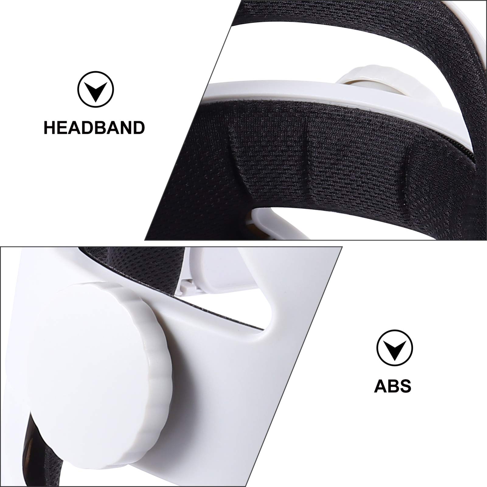 2pcs Headband Non-Slip Strap Reduce Pressure Strap Strap Strap for Vr Headset Adjustable Comfortable Strap Cushion Vr Headset Accessories