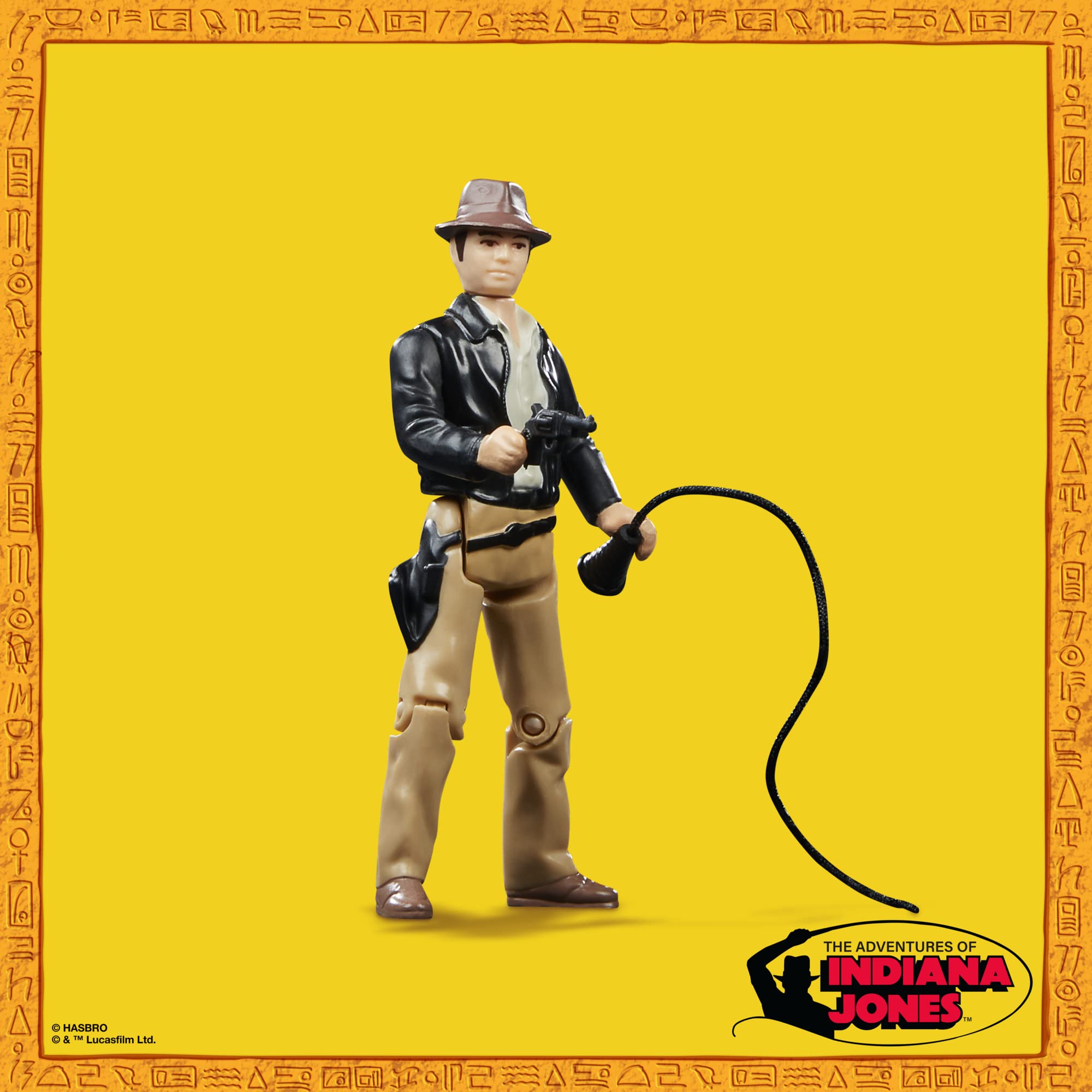 Indiana Jones and The Raiders of The Lost Ark Retro Collection Toy, 3.75-inch Action Figures for Kids Ages 4 and Up