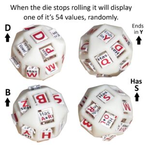 Patent Game Die for Scattegories Games