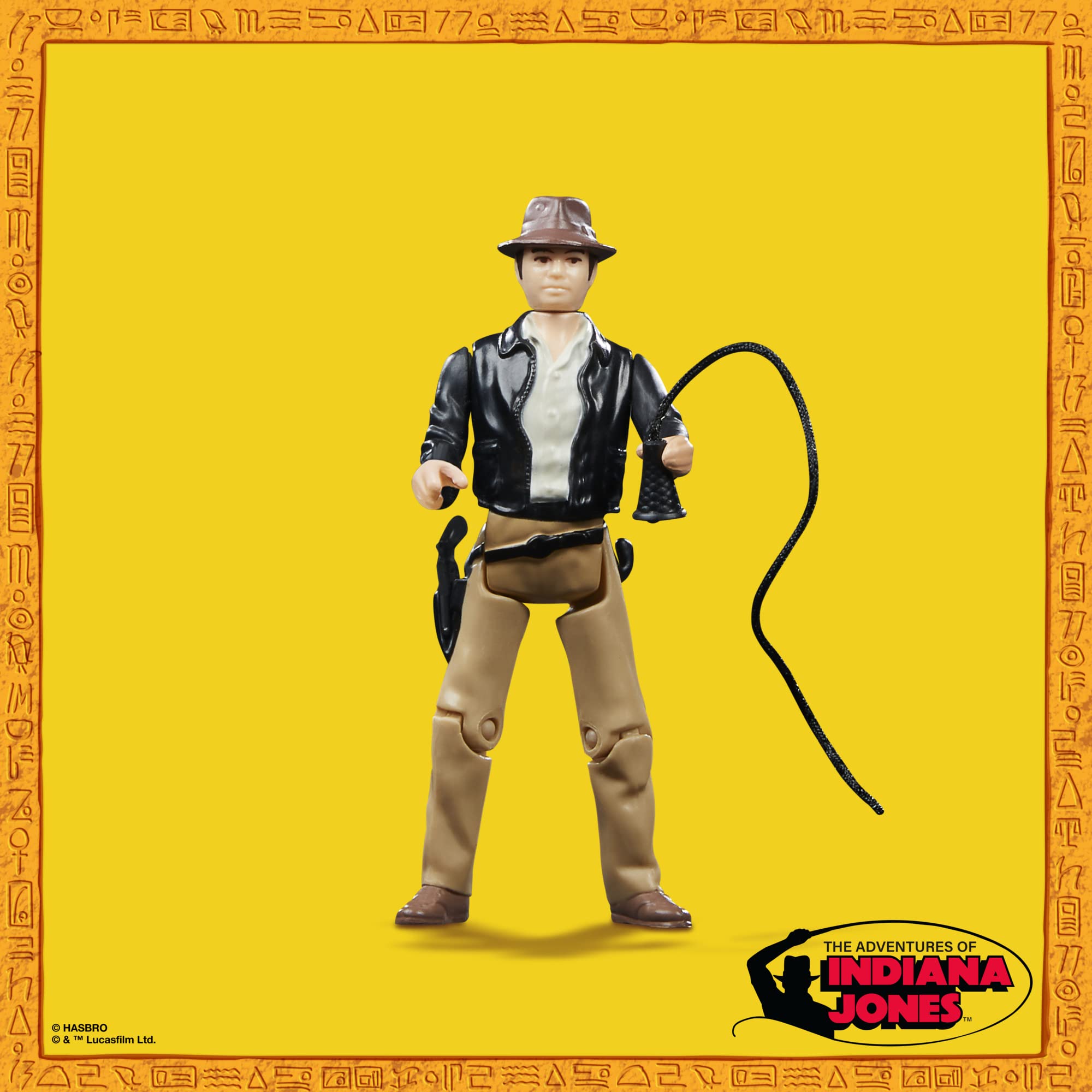 Indiana Jones and The Raiders of The Lost Ark Retro Collection Toy, 3.75-inch Action Figures for Kids Ages 4 and Up