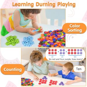 TIKJOYFUL 300 Pieces Building Blocks - A Great Kids STEM Toys Eductional Building Toys - Nfinite Creativity Puzzle Toys for Preschool Kids Boys and Girls