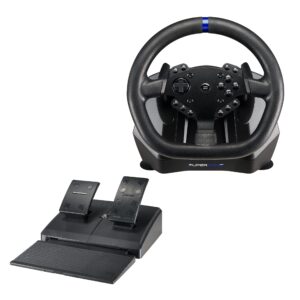 subsonic superdrive - sv950 steering wheel with pedals and paddles for xbox serie x/s, ps4, xbox one, pc (programmable for all games)