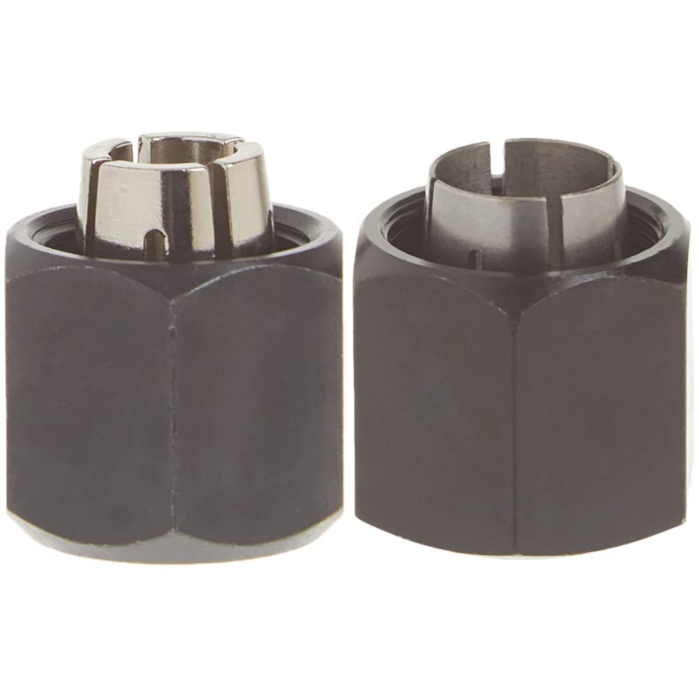 BOSCH Self-Releasing 1/4" Collet Chuck PR114&BOSCH 2610906284 1/2" Collet Chuck for 1613-,1617-, 1618- & 1619- Series Routers