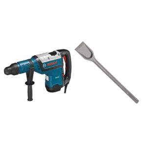 bosch rh745 1-3/4-inch sds-max rotary hammer&bosch hs1917 2 in. x 14 in. scaling chisel sds-max hammer steel, gray