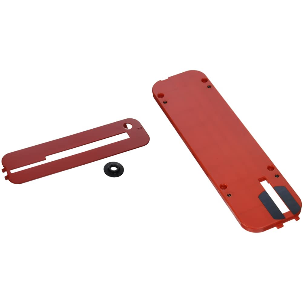 BOSCH TS1013 Dado Cutter Insert GTS1031,Red&BOSCH TS1005 Zero Clearance Insert Assembly, Red