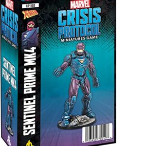 Marvel: Crisis Protocol Sentinel Prime MK4 Character Pack - Lead The Robotic Hunt for Mutants! Tabletop Superhero Game, Ages 14+, 2 Players, 90 Minute Playtime, Made by Atomic Mass Games