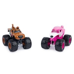 Monster Jam, Official Monster Mutt Poodle Vs. Scooby Doo Die-Cast Monster Trucks, 1:64 Scale, Kids Toys for Ages 3 and up, (20137981)