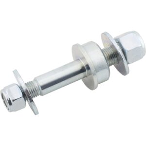 speedway motors universal tube shock mount zinc plated stud bolt for 1/2 inch i.d. shocks, compatible with a variety of applications, sold individually