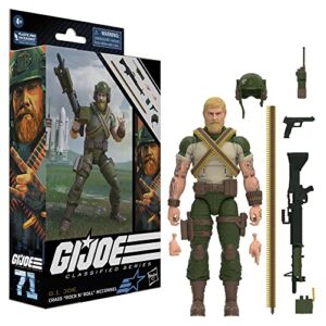 G.I. Joe Classified Series Craig “Rock ‘N Roll” McConnel, Collectible Action Figures,71, 6-inch Action Figures for Boys & Girls, with 7 Accessories