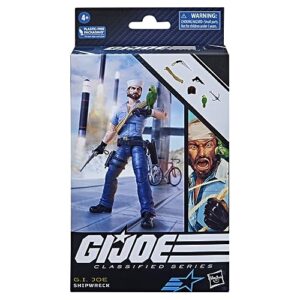 G. I. Joe Classified Series Shipwreck with Polly, Collectible G.I. Joe Action Figures, 70, 6 inch Action Figures for Boys & Girls, with 6 Accessories