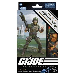 G.I. Joe Classified Series Craig “Rock ‘N Roll” McConnel, Collectible Action Figures,71, 6-inch Action Figures for Boys & Girls, with 7 Accessories