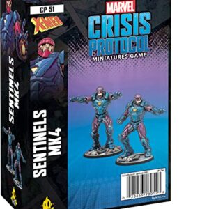 Marvel: Crisis Protocol Sentinel MK IV Character Pack - A Relentless Mutant-Hunting Machine! Tabletop Superhero Game, Ages 14+, 2 Players, 90 Minute Playtime, Made by Atomic Mass Games