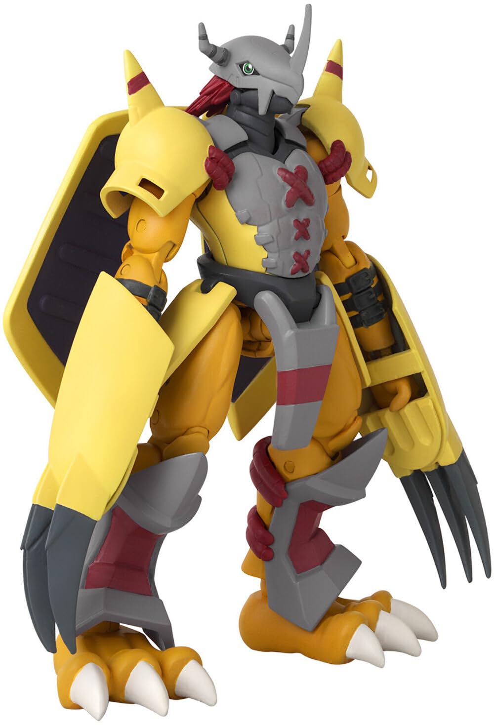 BANDAI Anime Heroes Digimon WarGreymon Action Figure | 6.5'' Tall WarGreymon Articulated Anime Figure with Extra Set of Hands and Accessories | Collectable Anime Merch Digimon Figure Wargreymon