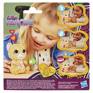 FurReal Newborns Kitty Animatronic Plush Toy with Sound Effects, Interactive Pets for Kids Ages 4 and Up