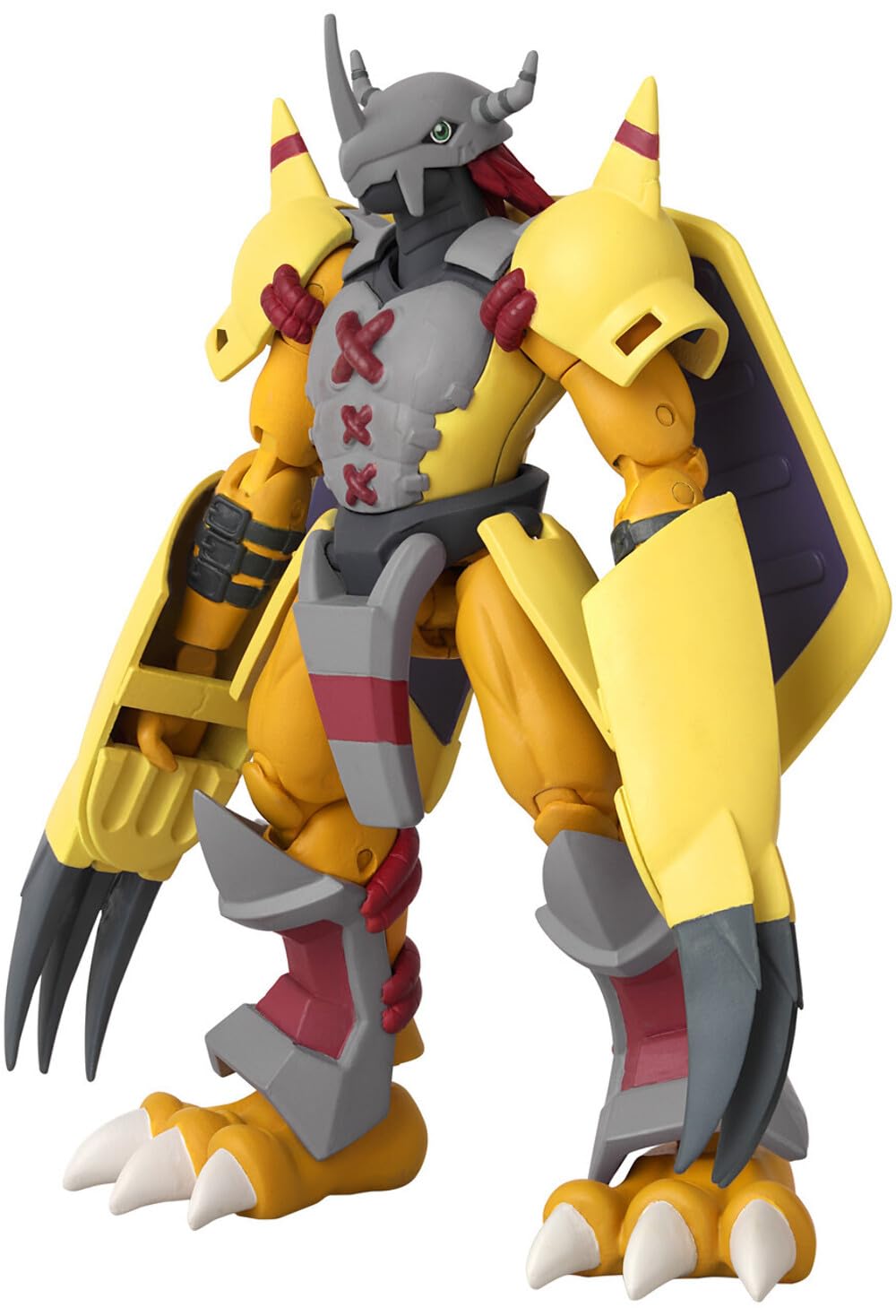 BANDAI Anime Heroes Digimon WarGreymon Action Figure | 6.5'' Tall WarGreymon Articulated Anime Figure with Extra Set of Hands and Accessories | Collectable Anime Merch Digimon Figure Wargreymon